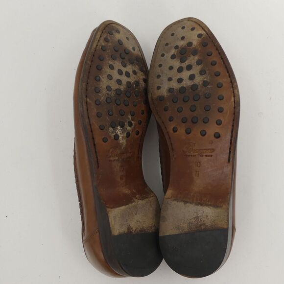 Bragano Brown‎ Leather Loafers Crafted in Italy Men\'s 10M main image 7